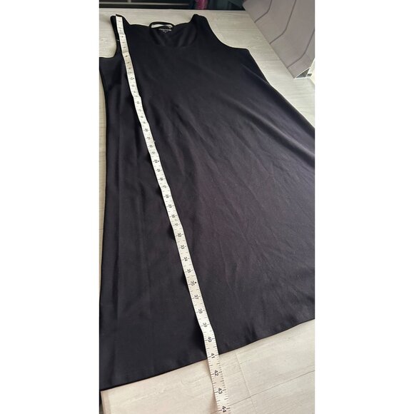 Eileen Fisher Medium Sleeveless Long Dress- Black- - Picture 5 of 7